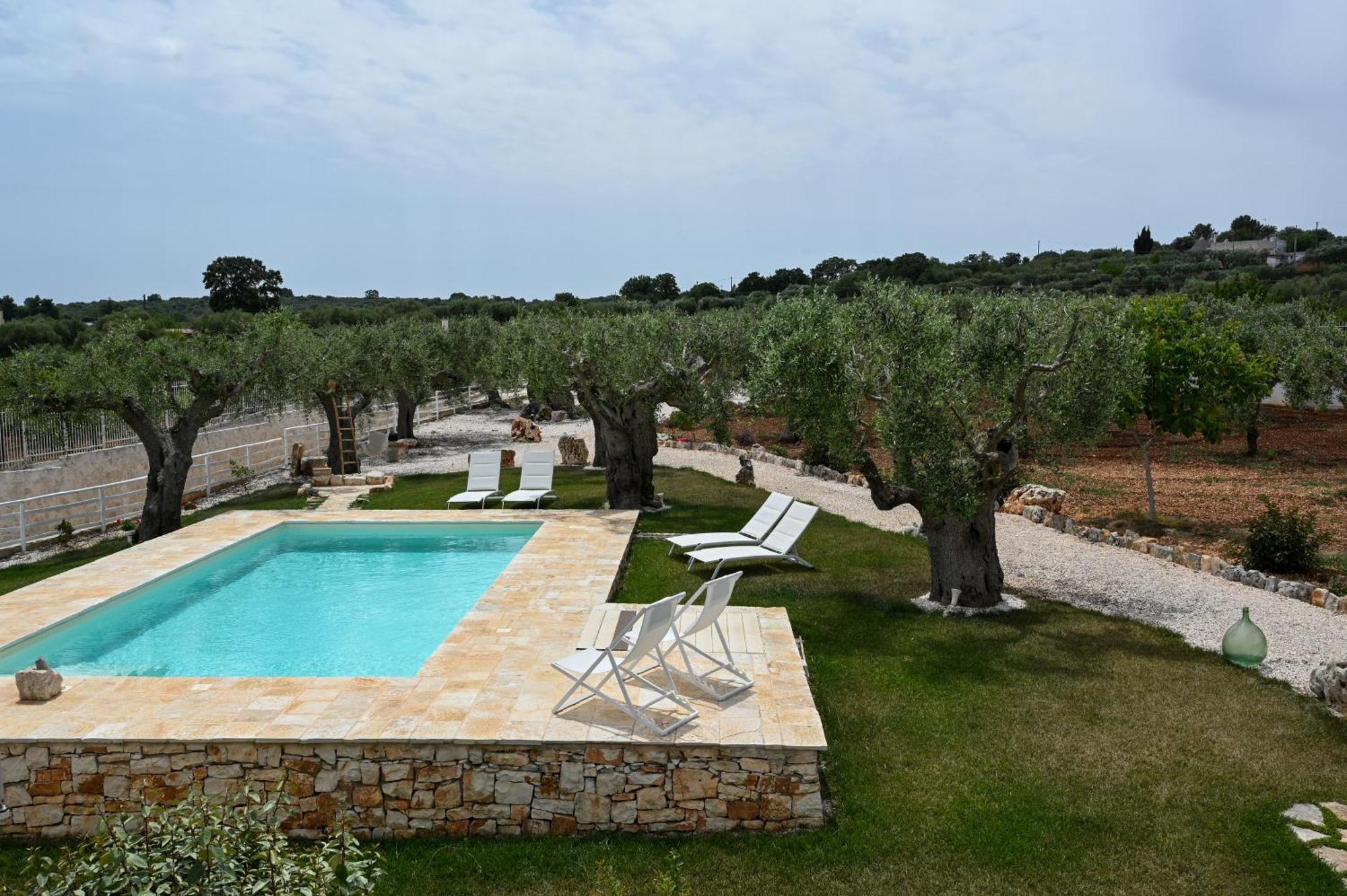 Trulli Lisanna - Exclusive Private Pool And Rooms Up To 10 People Antonelli Buitenkant foto